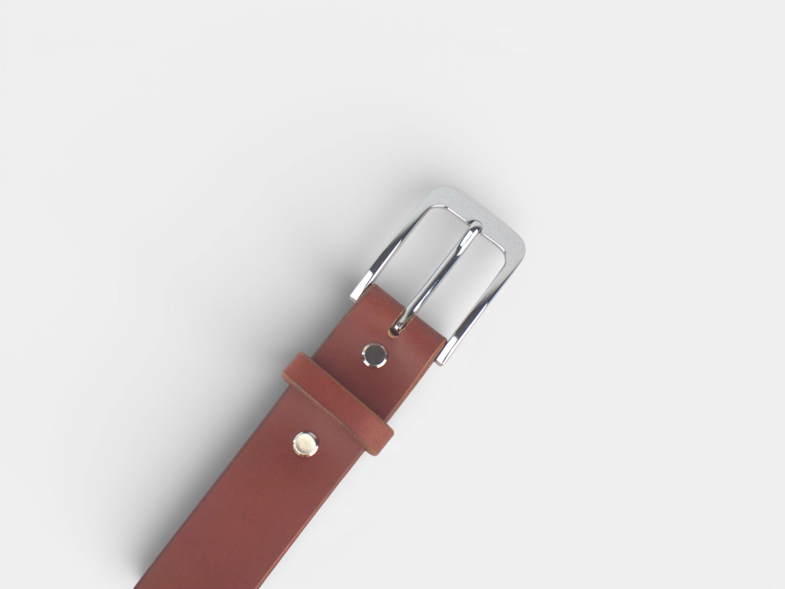 Cognac buckle close-up