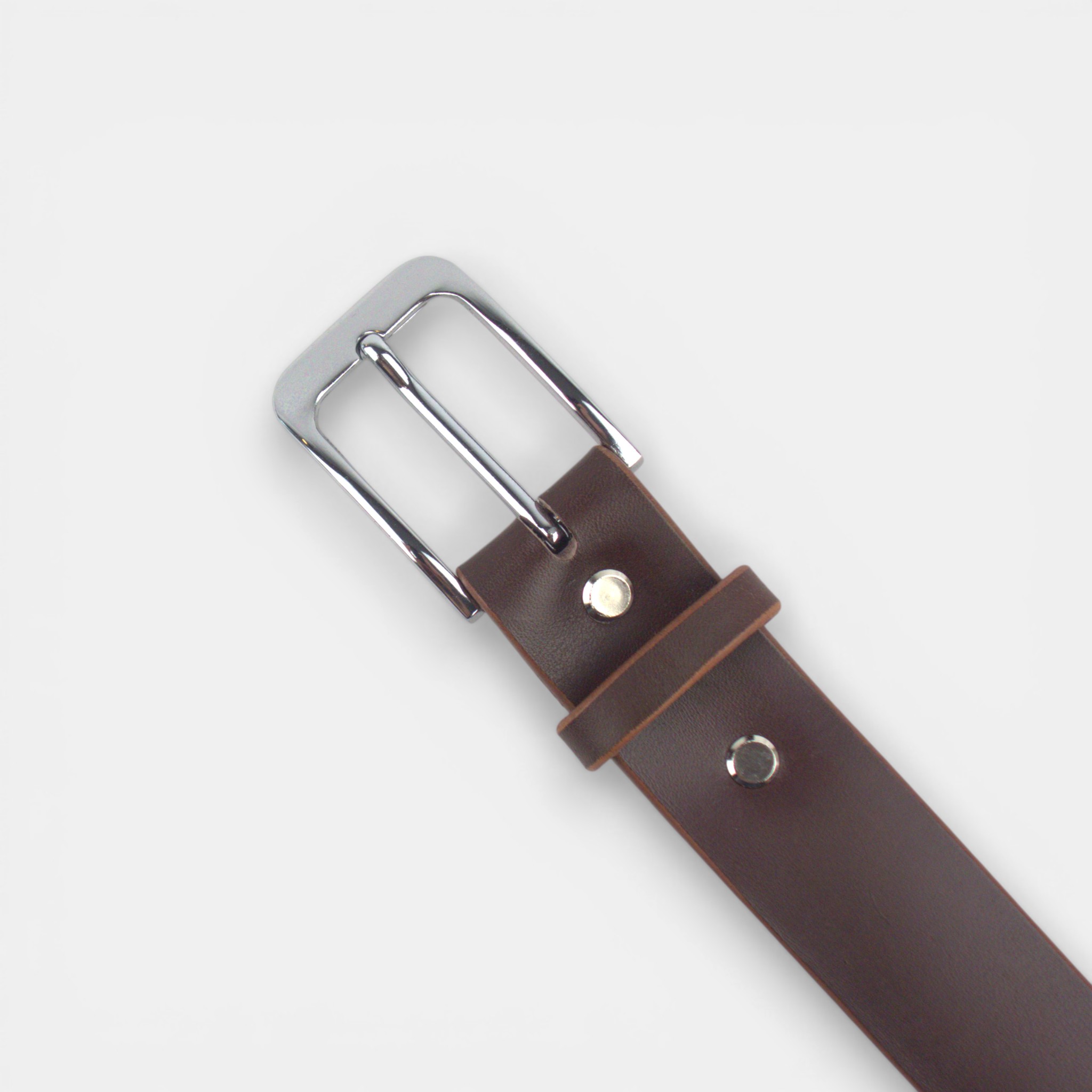 Dark Brown — Full-grain leather belt